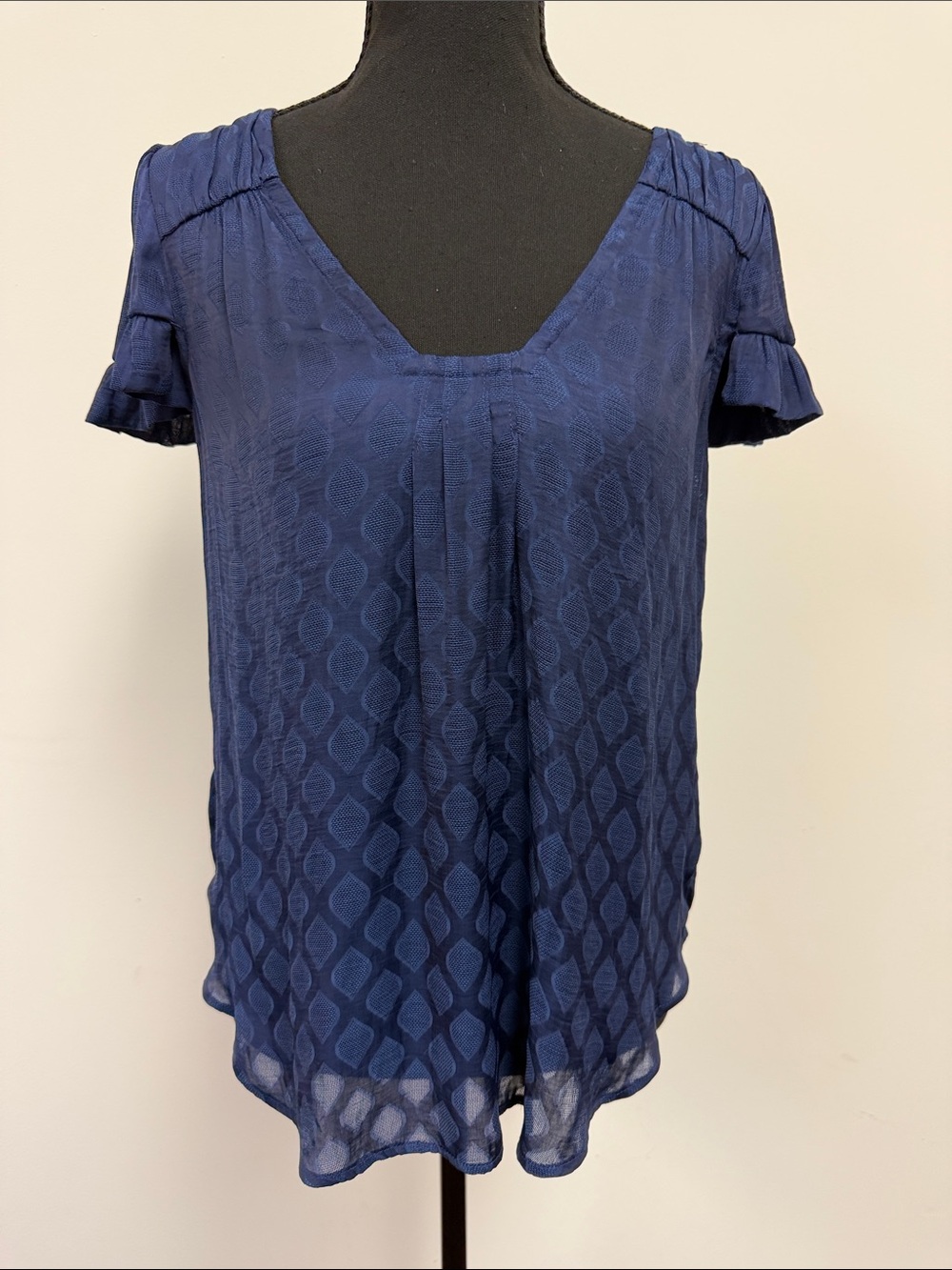 Anthropologie - Maeve Blue top